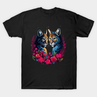 Bobcat Couple Valentine T-Shirt